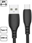 Cellect USB 2.0 Type C Átalakító Fekete 2m MDCU-TEXT-TYPEC2-BK (MDCU-TEXT-TYPEC2-BK)