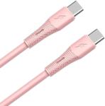 AVAX USB 2.0 Type C Összekötő Rózsaszín 1.5m CB3309 (CB3309)