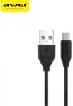Awei USB Micro USB Átalakító Fekete 1m MG-AWECL94-02 (MG-AWECL94-02)