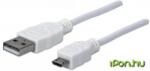 Manhattan USB Micro USB Átalakító Fehér 1m 323987 (323987)