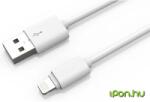  USB Lightning Töltő/adatkábel Fehér 1m SY-03 (SY-03)