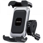 USAMS kerékpáros, rolleres és motoros telefontartó 360°, 4.7-7.2" méret, FEKETE (ZJ082ZJ01)