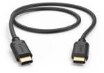 Hama USB 2.0 Type C Összekötő Fekete 50cm 201706 (201706)
