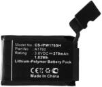 Cameron Sino Apple Watch Series 2 38mm CAMERON SINO Li-Polymer akku 3.8V/270mAh, Apple A1760 kompatibilis, FEKETE (CS-IPW176SH)