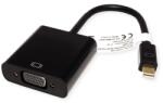 Valueline Mini DisplayPort VGA/D-Sub Átalakító Fekete 10cm 12.99. 3126 (12.99.3126)