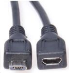 PremiumCord Micro USB Hosszabbító Fekete 2m ku2me2f (ku2me2f)
