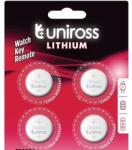Uniross CR2025 3V lithium gombelem (CR) 4db (U4CR2025)