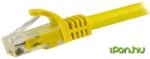 StarTech UTP CAT6 Összekötő Sárga 5m N6PATC5MYL (N6PATC5MYL)
