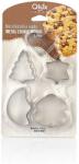 IRIS LUXPLASTIC L-00155 Cookie süteményvágó forma szett 5db fém (L-00155)