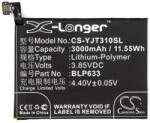 Cameron Sino Li-Polymer akku 3.85V/3000mAh, OnePlus BLP633 kompatibilis, FEKETE (CS-YJT310SL)