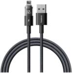 Baseus DISPLAY II adatkábel USB-Lightning 2.4A 100cm fekete P10382700121-00 (P10382700121-00)