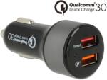 Navilock autós töltő 2 x USB Type-A Qualcomm Quick Charge 3.0-val