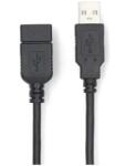 Nedis USB Hosszabbító Fekete 2m CCGL60010BK20 (CCGL60010BK20)