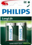 Philips LongLife cink-szén baby elem (C) 2db (R14L2B/10)
