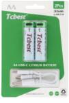 Tcbest Újratölthető R6 ceruza akku (AA) 950mah 2db