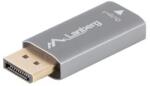 Lanberg HDMI 2.1 DisplayPort 1.4 Átalakító Ezüst 3cm AD-DP-HD-03 (AD-DP-HD-03)