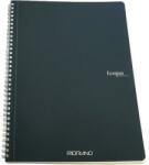 Fedrigoni Ecoqua A4 70 lapos kockás spirálfüzet sötétzöld (19290110)
