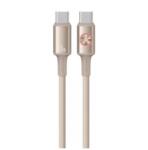 USAMS HUAN adatkábel Type-C - Type-C, 120cm, TITÁNSZÜRKE (SJ752USB02)