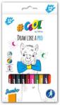 Victoria Cool vastag háromszögletű színes ceruza készlet 12 különböző szín