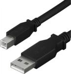YENKEE USB Összekötő Fekete 3m YCU 016 BK (YCU 016 BK)