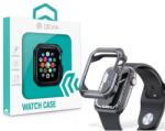 DEVIA iWatch 45 mm Sport Series Shockproof ütésálló védőtok fekete-átlátszó (ST366802)