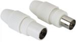 Hama Koax Csatlakozó Fehér 3cm 205212 (205212)