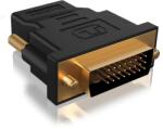 RaidSonic DVI-D HDMI Átalakító Fekete 3cm IB-AC552 (IB-AC552)
