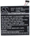 Cameron Sino Asus Fonepad 7 CAMERON SINO Li-Polymer akku 3.8V/3900mAh, Asus 0B200-00950000 kompatibilis, FEKETE (CS-AUM170SL)