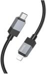 hoco. USB 2.0 Type C Lightning Töltő/adat Fekete 1m X110_C_L_B (X110_C_L_B)
