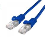 C-TECH UTP CAT6 Összekötő Kék 50cm CB-PP6-05B (CB-PP6-05B)