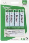 Tcbest Újratölthető R6 ceruza akku (AA) 650mah 4db