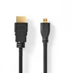 Nedis HDMI Micro HDMI Átalakító Fekete 2m CVGB34700BK20 (CVGB34700BK20)