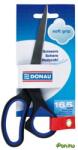 DONAU SOFT GRIP olló 16cm fekete-kék