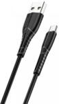 USAMS USB Lightning Töltő/adatkábel Fekete 1m SJ364USB01 (SJ364USB01)