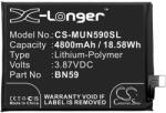 Cameron Sino Xiaomi Poco M5s CAMERON SINO Li-Polymer akku 3.87V/4800mAh, Redmi BN59 kompatibilis, FEKETE (CS-MUN590SL)