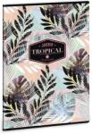 Ars Una Tropical Leaf A4 extra kapcsos kockás füzet 93129220 (93129220)