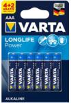 VARTA Longlife Power mikro ceruza elem (AAA) 6db (4903121436)