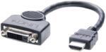 Lindy HDMI DVI-D Átalakító Fekete 20cm 41227 (41227)