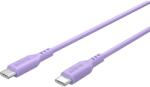 Goobay USB 2.0 Type C Összekötő Lila 1.5m 77745 (77745)