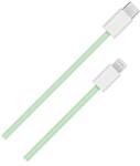 BlackBird USB 2.0 Type C Lightning Töltő/adat Zöld 1m BH1584 (BH1584)