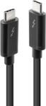 Lindy Thunderbolt 3 Összekötő Fekete 1m 41556 (41556)