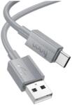 hoco. X107 adatkábel USB - Type-C, 100cm, VILÁGOSSZÜRKE (X107_USB_TYPE-C_G)
