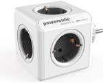 allocacoc PowerCube 5 aljzat Fali elosztó fehér-szürke (1100GY/DEORPC)