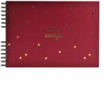 Exacompta Fotóalbum spirál 32x22 cm 25 lap Life piros (16453E)