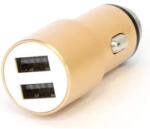 Platinet Autós töltő 2xUSB 2.1A arany (OUCC2MG)