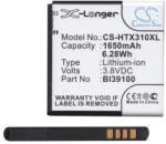 Cameron Sino HTC Titan CAMERON SINO Li-Ion akku 3.8V/1650mAh, HTC 35H00170-01M kompatibilis, FEKETE (CS-HTX310XL)