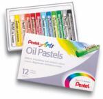 Pentel Arts Olajpasztell kréta 12 szín (PHN-12U)