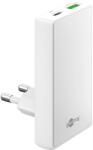Goobay USB-C/A PD GaN 90° Dual Fast Charger (65 W) fehér 75724 (75724)