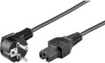 Goobay 230V Lóhere Tápkábel Fekete 2m 93277 (93277)