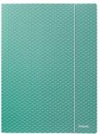 Esselte Colour Breeze gumis mappa karton A4 zöld (628493)